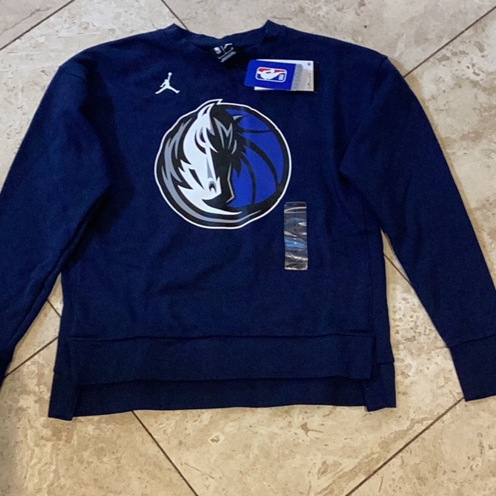 Nike Jordan Mavericks Blue Women’s Crewneck